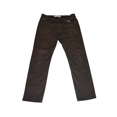 Rustic Dime Slim Straight Jeans Mens 36x31 Brown Denim Workwear USA Made