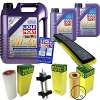Inspektionskit Filter Liqui Moly ÖL 7L 5W-40 FüR Bmw 3Er Touring E46 330D 330
