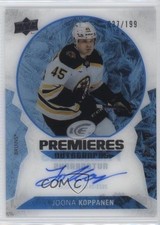 2023-24 Upper Deck Ice Premieres 37/199 Joona Koppanen #IPA-JK Auto ki6