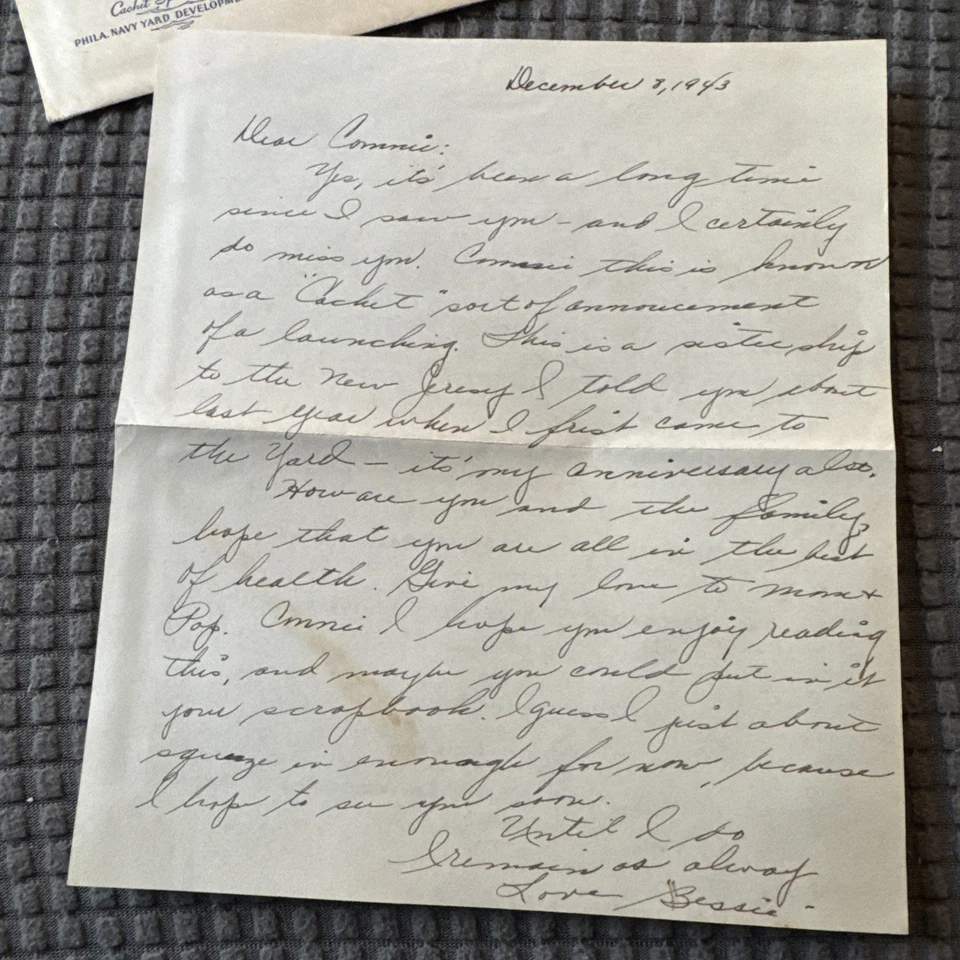 威斯康星号航空母舰首日发布封面和小册子  — 第 3/4 张图片