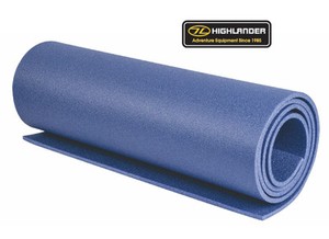 blue camping mat