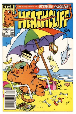 Heathcliff #18 VF+ 8.5 1987 Newsstand Edition Howie Post Cover
