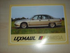 60935) Opel Omega A Lexmaul Prospekt 198?