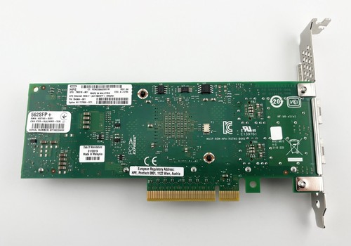HPE 727055-B21 Ethernet 10Gb 2-Port 562SFP+ Adapter - High Profile -3YR Warranty - Picture 4 of 4