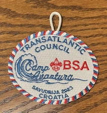 Boy Scout Transatlantic Council 2023 Camp Avantura patch Croatia Mint