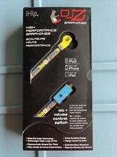 iHip DJZ Earphones High Performance Mic & Volume Control Noise Isolating RAVE