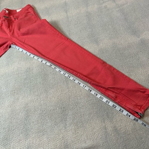 Rag & Bone Women's Zipper Jeans Size 27 Light Red Pants Casual - Picture 3 of 13