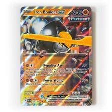 Iron Boulder EX 99/162 SV Temporal Forces Double Rare - Pokemon TCG Card - NM