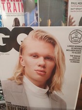 British GQ Erlaand Harland Cover Feb 2022 New