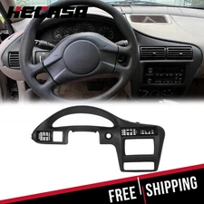 Black Painted Dash Panel Speedometer Trim Bezel For 2000-2005 Chevy Cavalier