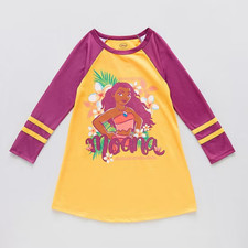 Disney Long Sleeve, Moana Girls' Nightgown, size 4