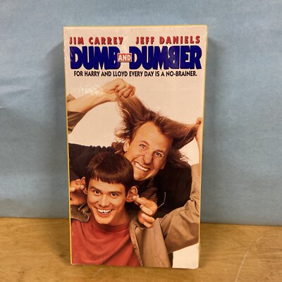 DUMB AND DUMBER  VHS New Sealed Movie Jim Carrey Jeff Daniels Wow Rare Look