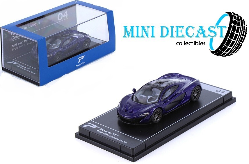 PosterCars 1:64 Mclaren P1 (Lantana Purple) Hypercar League Collection #04 - Foto 9