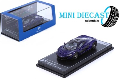 POSTERCARS 1:64 SCALE Mclaren P1 ''LANTANA PURPLE'' HYPERCAR LEAGUE COLLECTIO #04