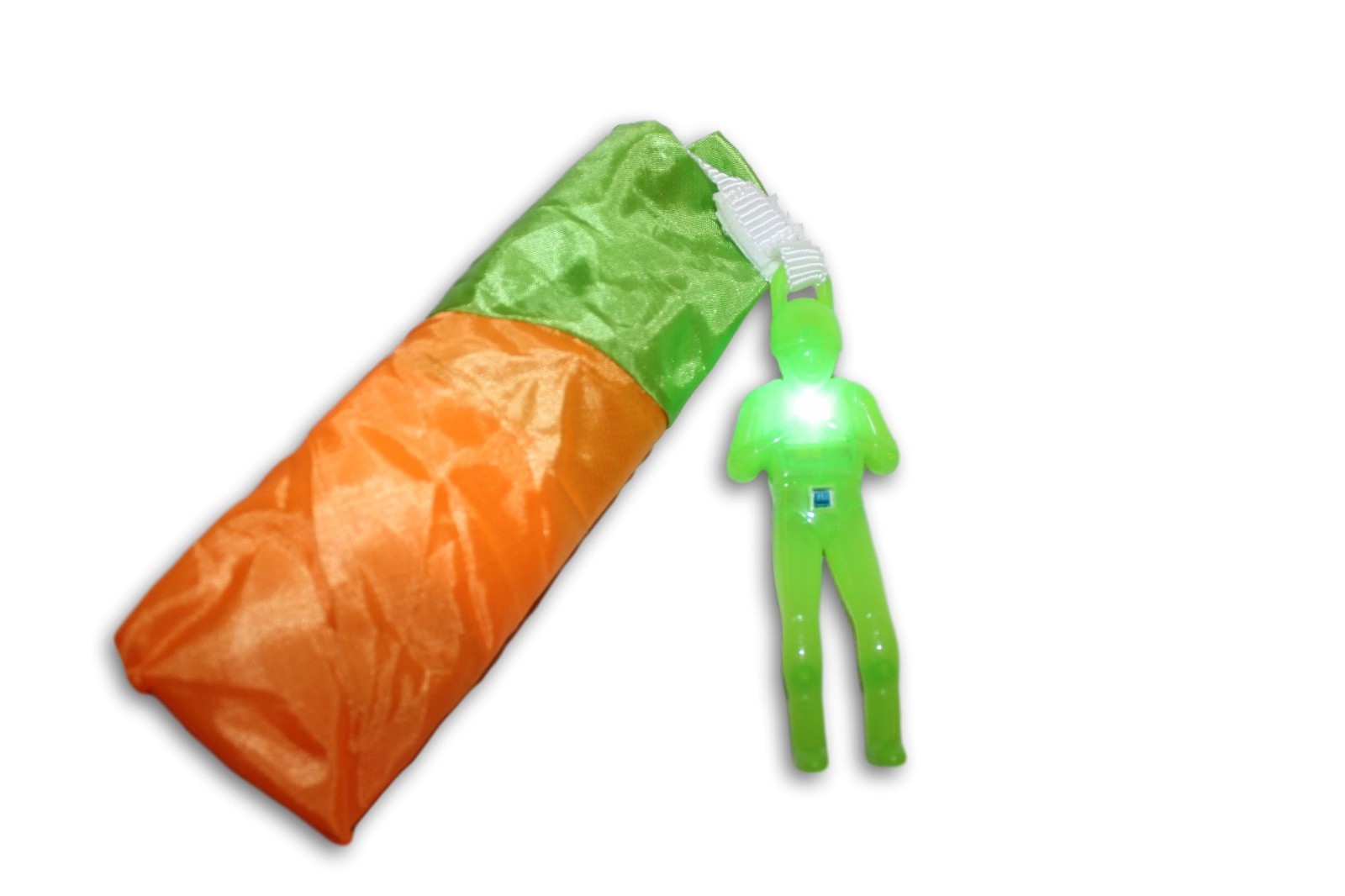 3Pack Tangle Free Light Up Toy Parachute Man with Large 20" Parachutes