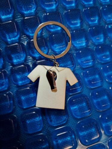 Schlüsselanhänger, hochwertig,  Edelstahl, silberfarben, "Shirt" - Bild 1 von 5