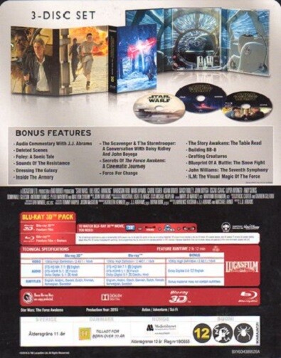 Star Wars - The Force Awakens 3D - Collector's Edition (Blu-ray 3D + Blu-ray)