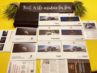 FULL  2012 PORSCHE CAYENNE S HYBRID OWNERS MANUAL +NAVI PCM BK HYBRID 3.0L V6
