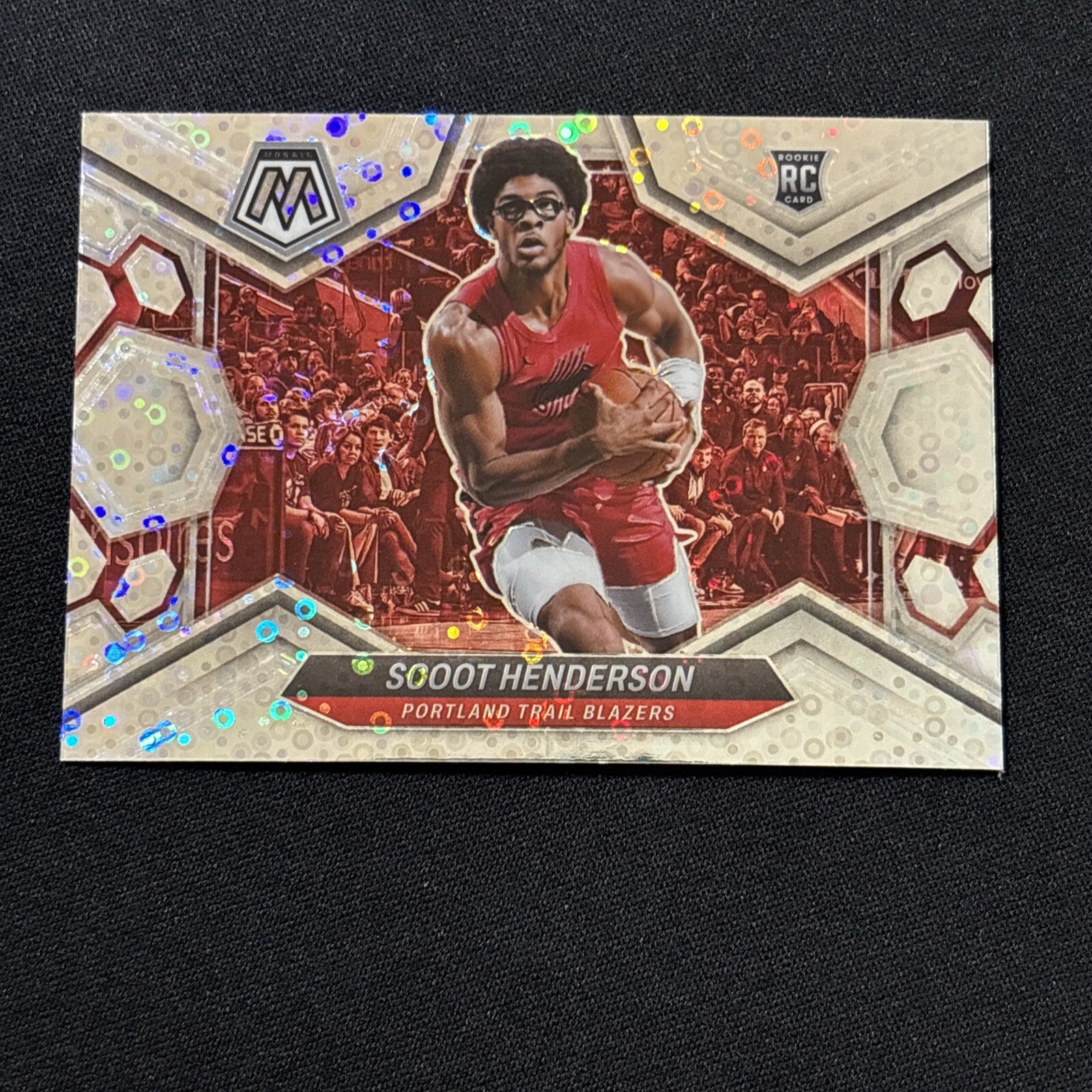 2023-24 Panini Mosaic Scoot Henderson #216 RC Rookie Fast Break Silver Variation