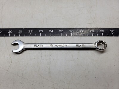 Wright Tools Combination Wrench 1120 -SAE 5/8'' Vintage USA b-x