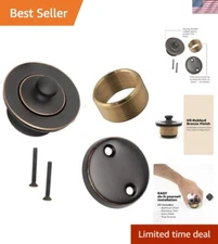 Complete Tub Drain Replacement Kit in Oil-Rubbed Bronze – Easy Installation