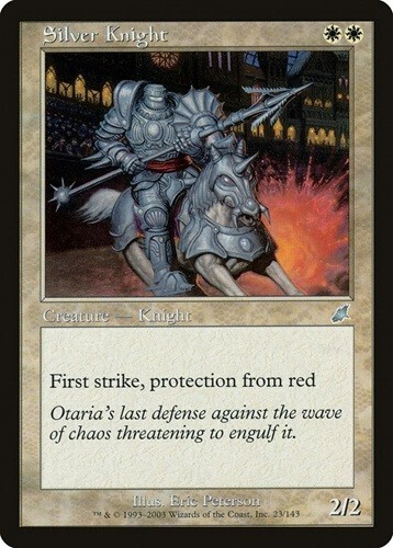 Silver Knight (FOIL) x1 NM-VLP Magic the Gathering MTG Scourge # 23 - Bild 1 von 1