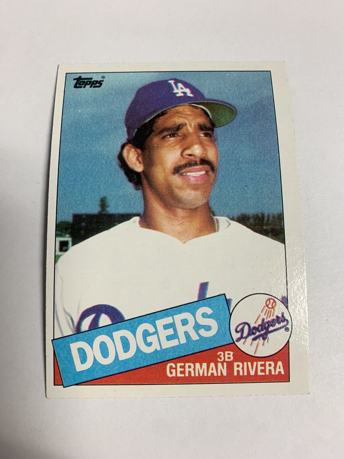 1985 Topps Los Angeles Dodgers German Rivera