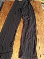 Guc Revolution girls black dance jazz long pants dance medium child dancewear