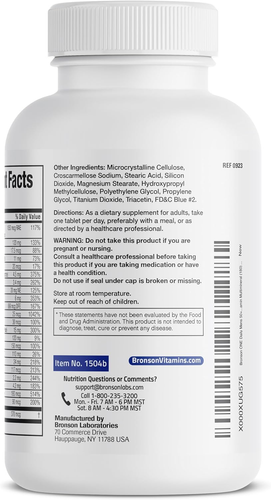 Bronson ONE Daily Mens 50+ Complete Multivitamin Multimineral, Tablets - Picture 8 of 14