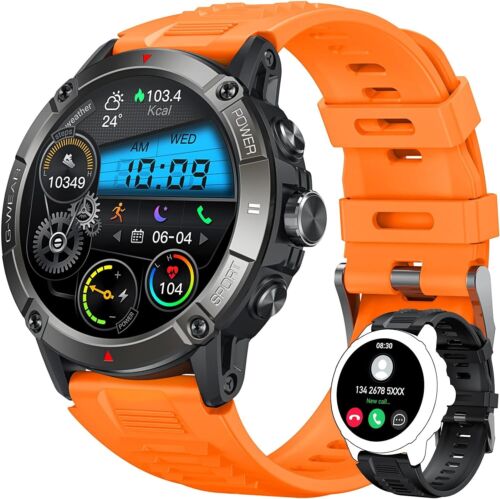 Orologio Smartwatch Uomo Fitness Chiamate: Orologi Smart Watch 1,54 Rotondo... - Foto 1 di 7
