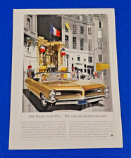 1966 Pontiac Grand Prix V-8 Original Color Print Ad Ships Free Lot Gold S21 1966 Pontiac Grand Prix V-8 Original Color Print Ad Ships Free Lot Gold S21