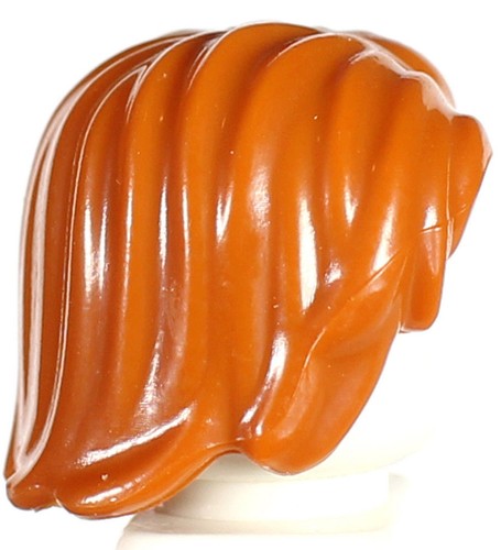 Lego Minifigure Hair Mid-Length Tousled Center Part Star Wars Thor Aragorn NEW - Picture 12 of 14