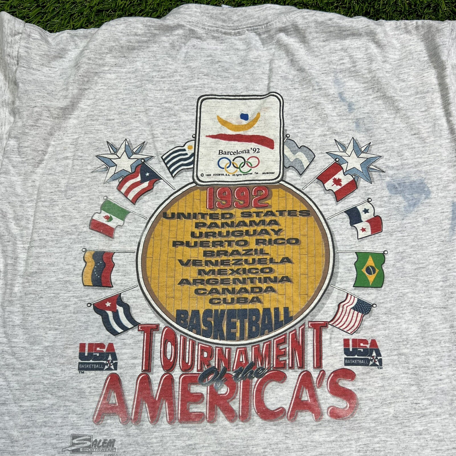 Nba The Dream Team Merch Vintage NBA USA Dream Team T-Shirt