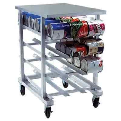 Eagle Group OCR-10-4A Half Size Welded Aluminum Can Rack with Aluminum Top