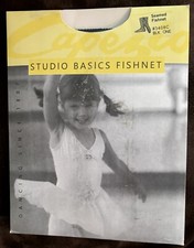 Capezio Studio Basics Fishnet Seamed Back, Child One 3408C