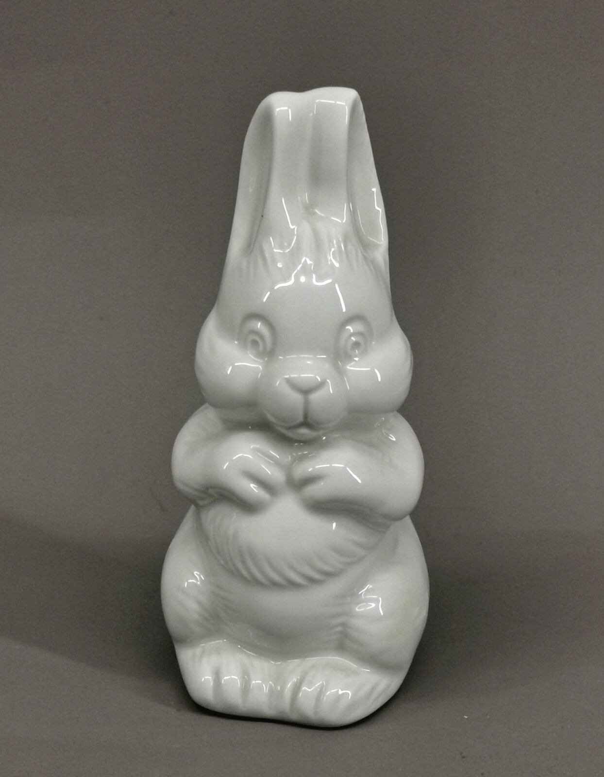 9924199 Wagner&Apel Porcelana Figura Conejito Gunther Blanco H13cm