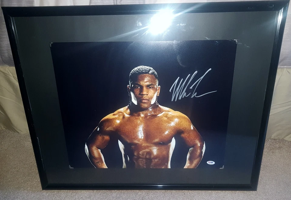 Mike Tyson signed photo, rare 16x20, PSA authenticated - Image 2 of 4