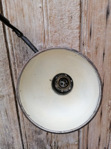 FRENCH ANTIQUE INDUSTRIAL DESIGN DESK LIGHT LAMP FROM GRAS N205 - Picture 11 of 11