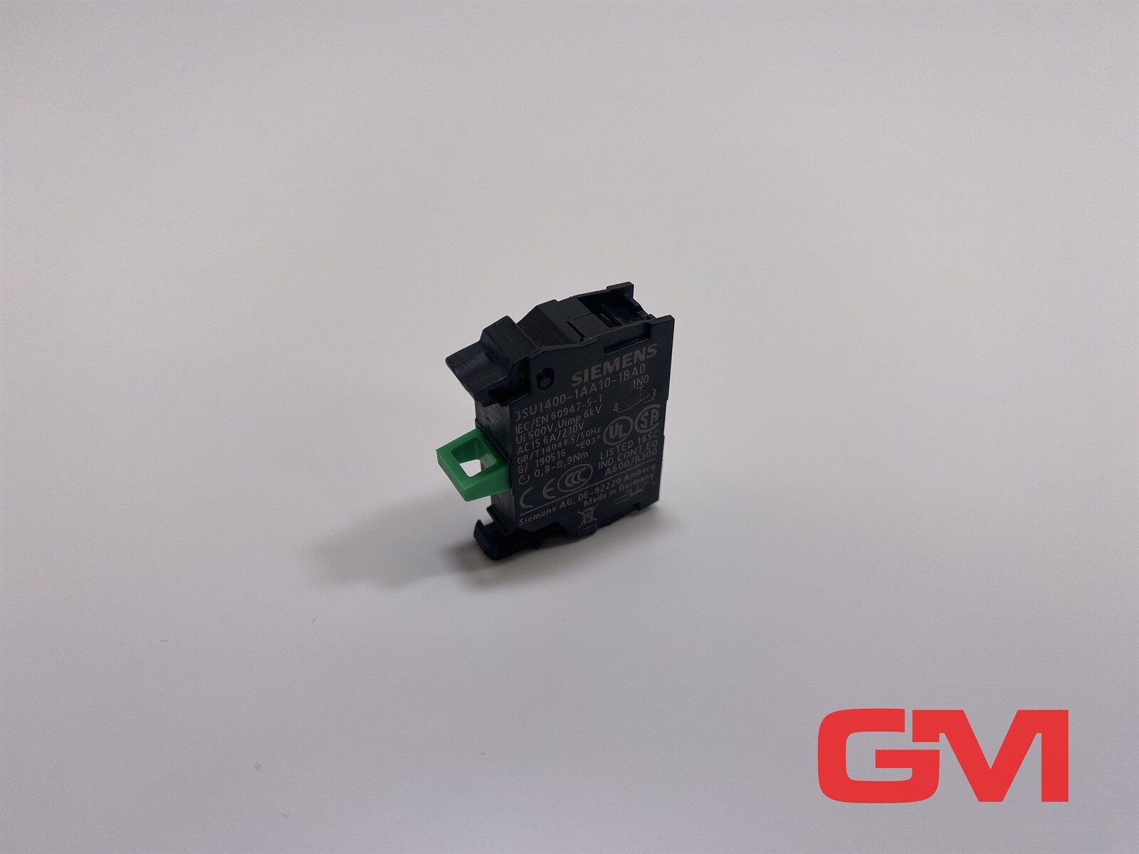 Siemens Contact Module 3SU1400-1AA10-1BA0 1NO 6A/230V 1 Switching Element