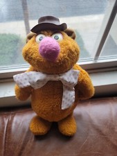 The Muppets Fozzie Bear Fisher Price 851 Muppet Doll Plush 1976 14" Jim Henson