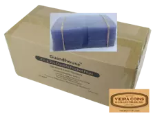 50  - GuardHouse Round Corner  2.5 X 2.5  Plastic Coin Flips, NON PVC - #10359