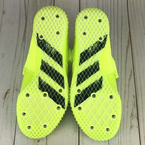 ADIDAS ADIZERO HJ HIGH JUMP TRACK & FIELD SPIKES SIZE 5.5 SOLAR YELLOW FW2244 - Picture 8 of 9
