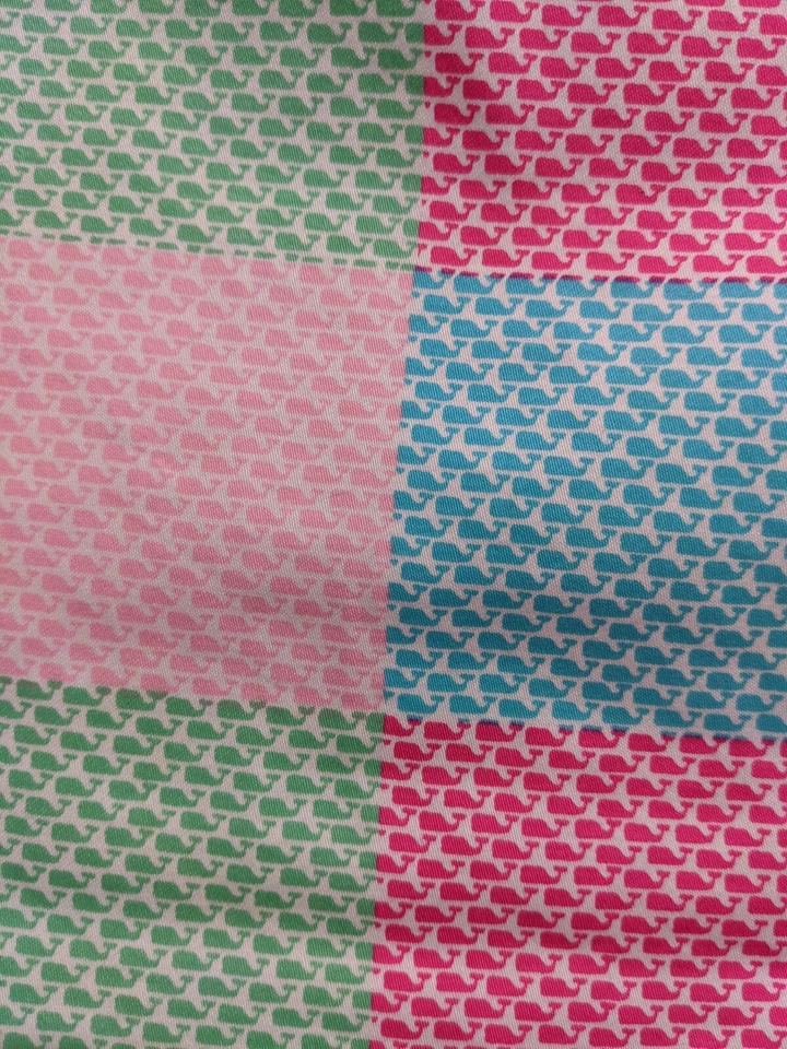 Vineyard Vines Slip Dress, Cotton Logo Patchwork Print, Girls Size 14 - Image 4 of 4