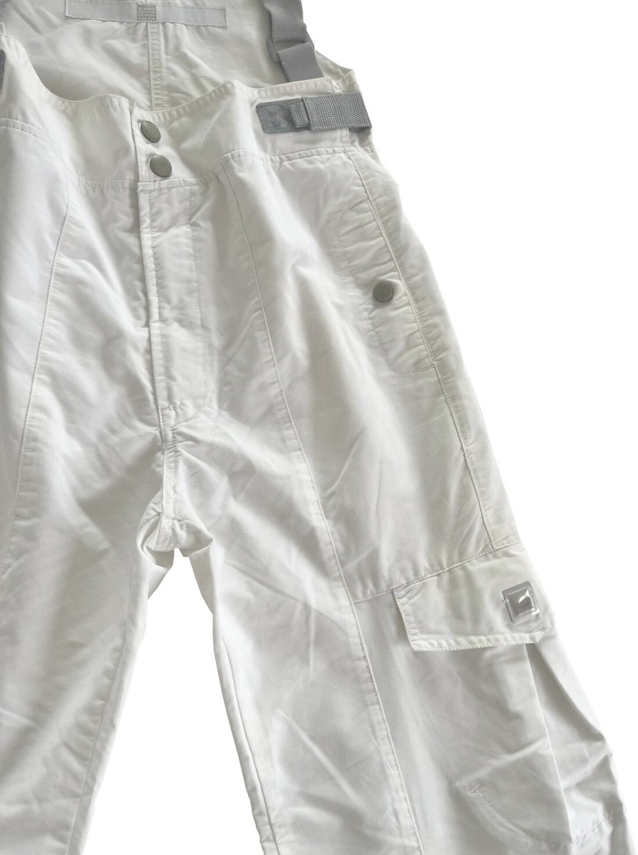 Salopette Blanche Large Girbaud Marithé Et François Girbaud Occasion - Taille 36, Coton/polyester, Très Bon état