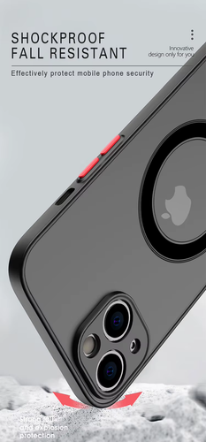 Case for iPhone 16 15 14 13 12 11 Pro Max Mini MagSafe Magnetic Shockproof Cover - Imagen 12 de 19