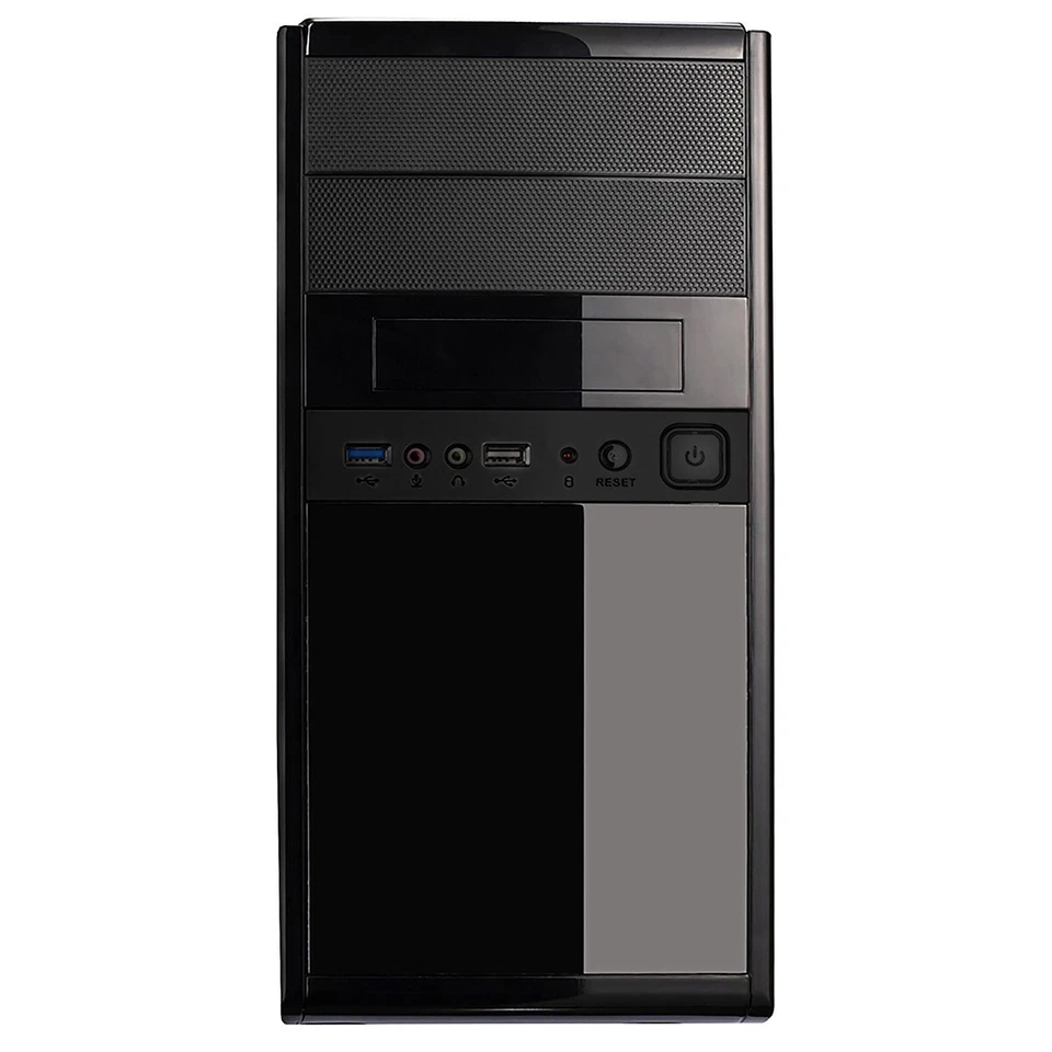 Best Value Computer PC Case Micro ATX With 500W Power Supply For Home & Office - Image 3 of 4