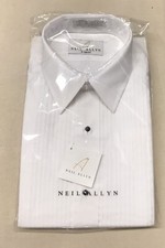 TUXEDO SHIRTS Neil Allyn, Pleated, Full Collar Shirts.
