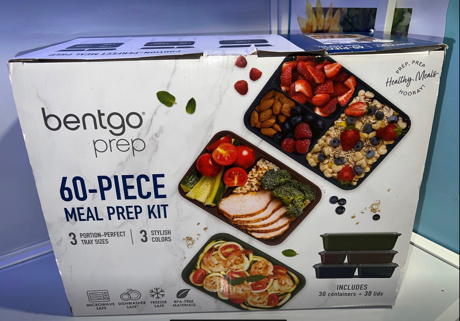 Bentgo 60-Piece Meal Prep Kit with Portion Containers