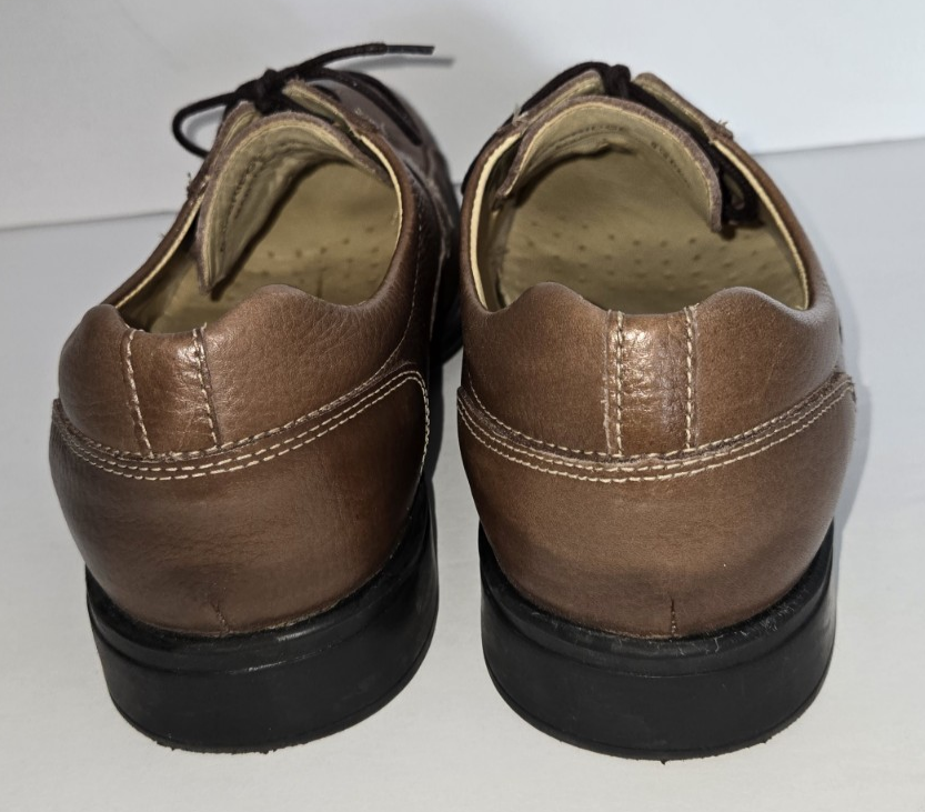 SAOLA Scarpe eleganti Oxford da uomo Belvedere Studio Bay Bridge in pelle marrone taglia 8 5 EEE