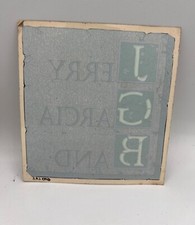 Vintage Grateful Dead Jerry Garcia Band 1993 Hippy Reverse Window Sticker Decal